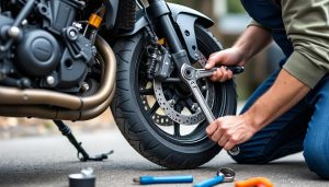 apprenez à changer vous-même la roue de votre moto après une crevaison grâce à notre guide étape par étape simple et pratique.