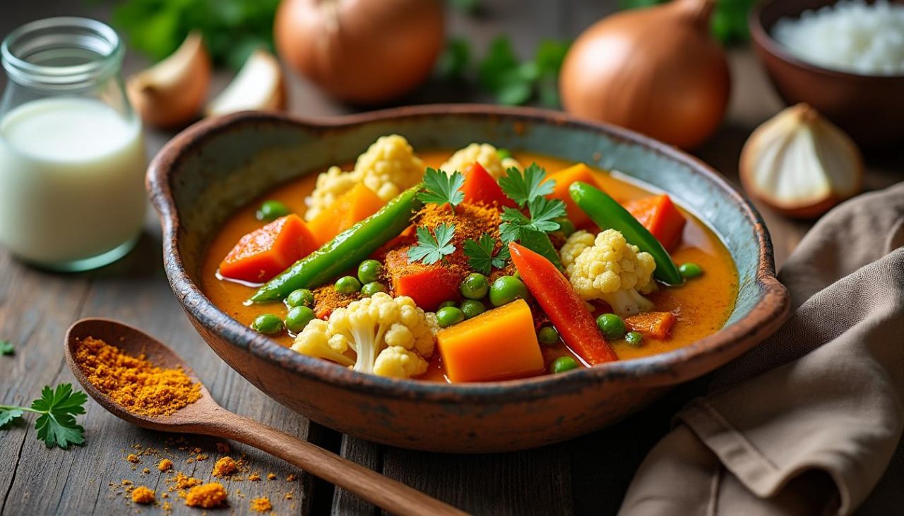 Cuisiner un curry de légumes maison parfumé et léger