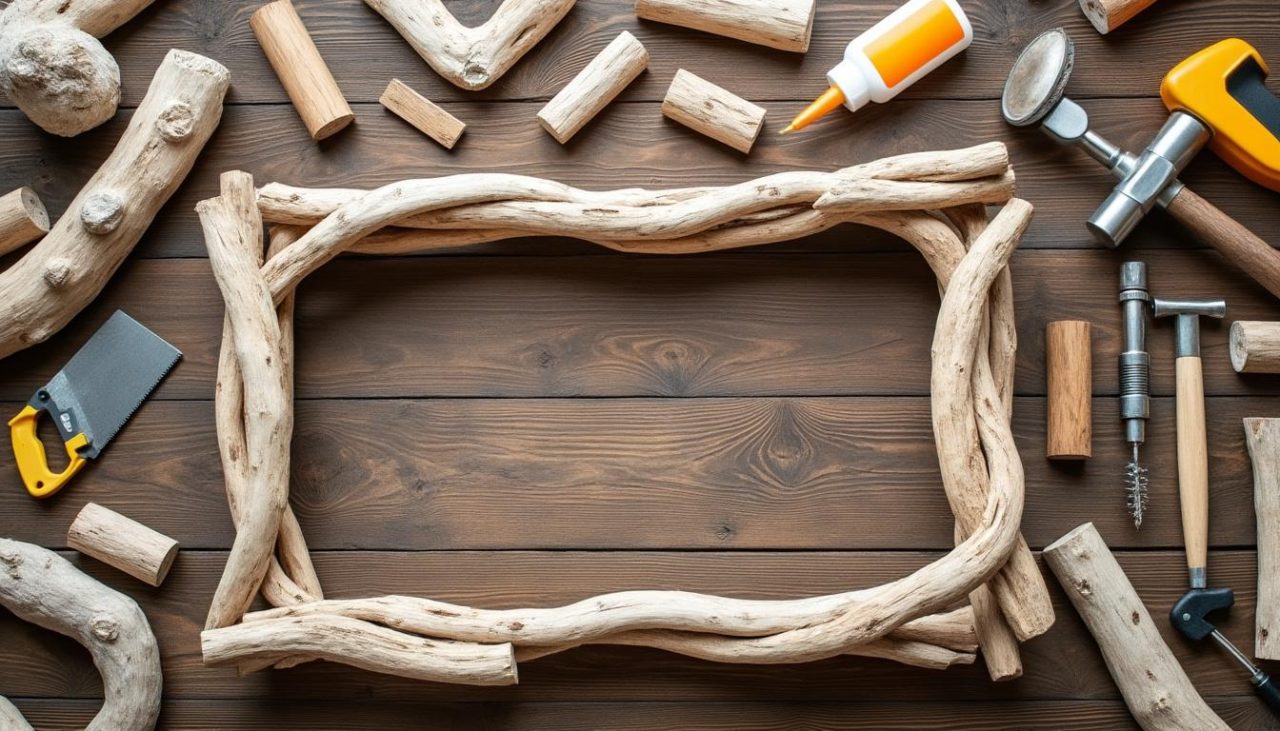 Fabriquer soi-même une table basse avec du bois flotté