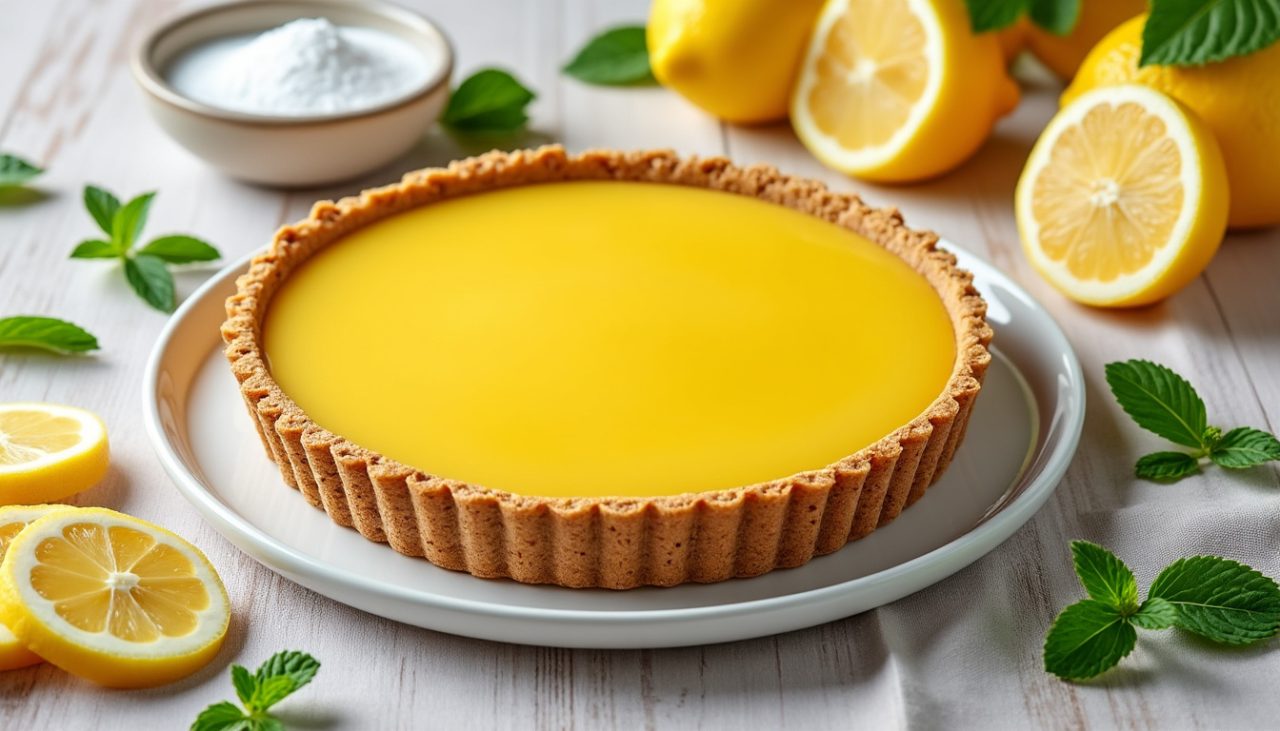 Recette facile de tarte au citron sans cuisson