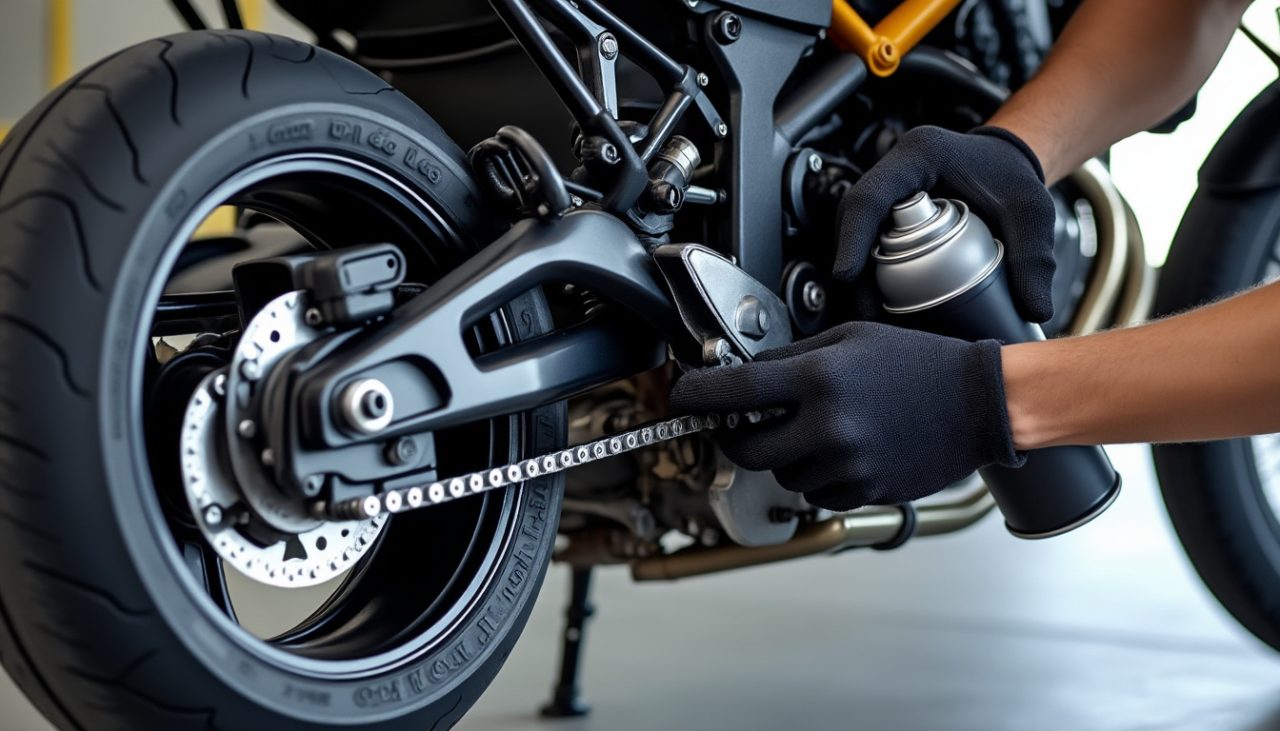 Entretenir soi-même la chaîne de sa moto en 5 étapes